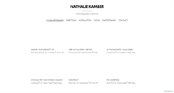 Desktop Screenshot of nathaliekamber.com