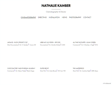 Tablet Screenshot of nathaliekamber.com